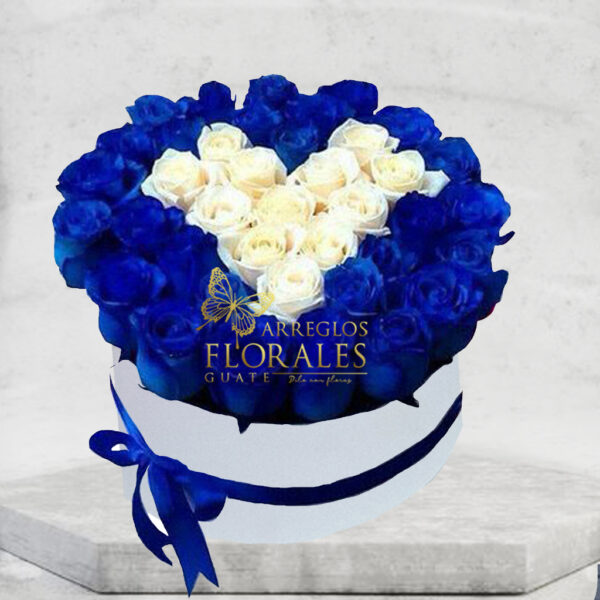 Arreglos de rosas azules