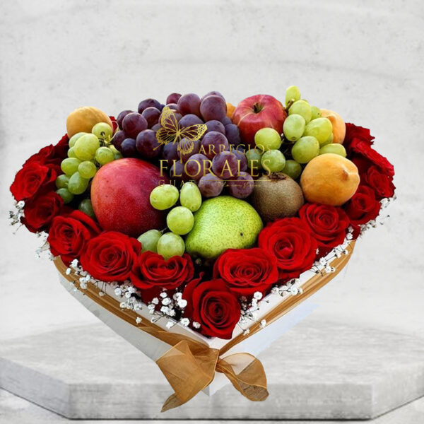 Arreglos florales con frutas a domicilio