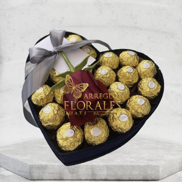 Corazon de chocolates