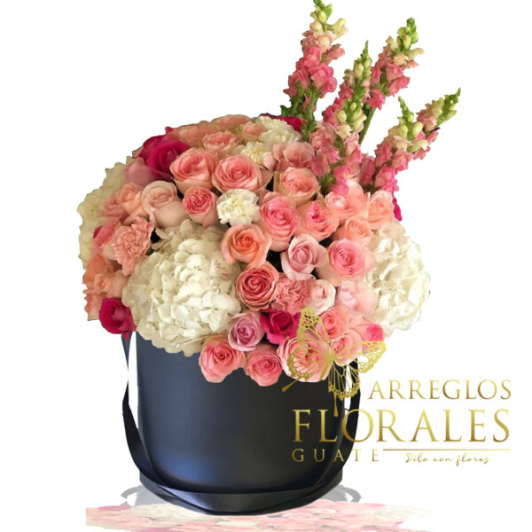 Arreglos florales rosados