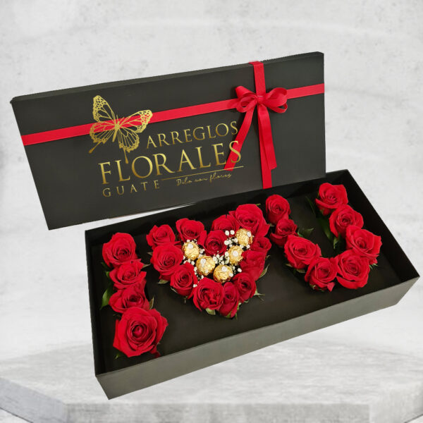 Arreglos florales en caja