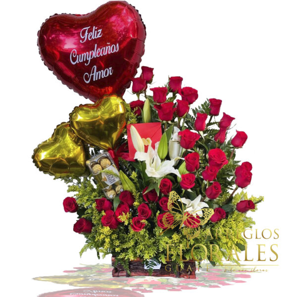 Arreglos Florales con globos