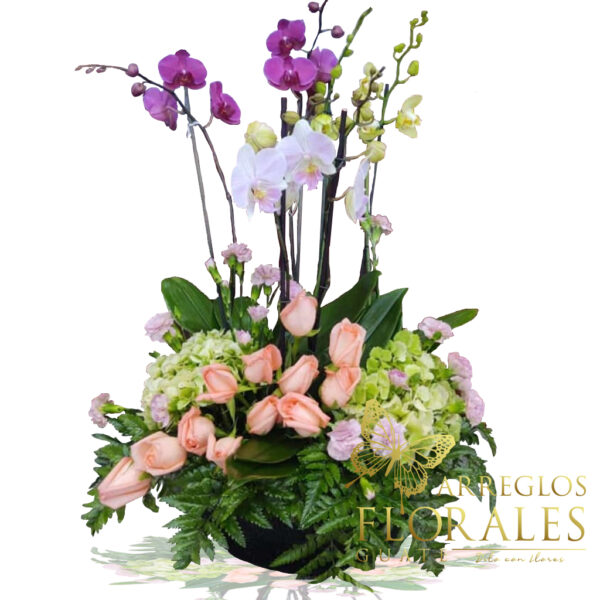 Arreglos florales con orquideas