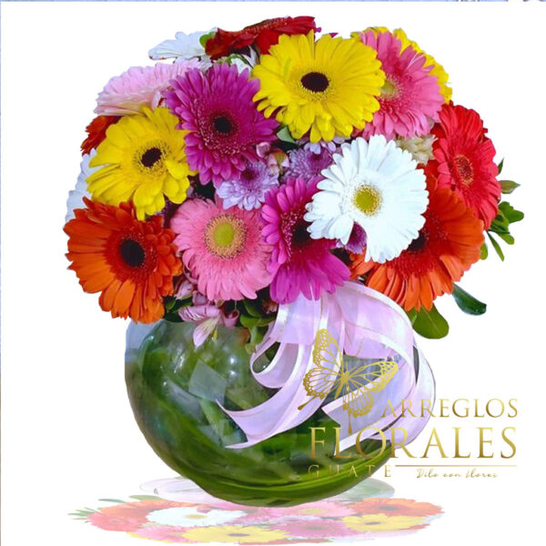 Arreglos florales de gerberas