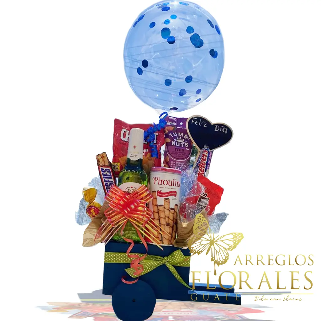 Carreta con Snacks - Arreglos Florales Guate