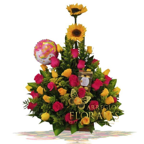 Arreglos FLorales Para Cumpleaños