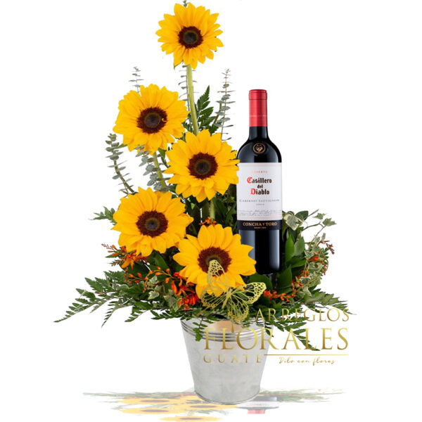 Arreglos Florales de Girasoles