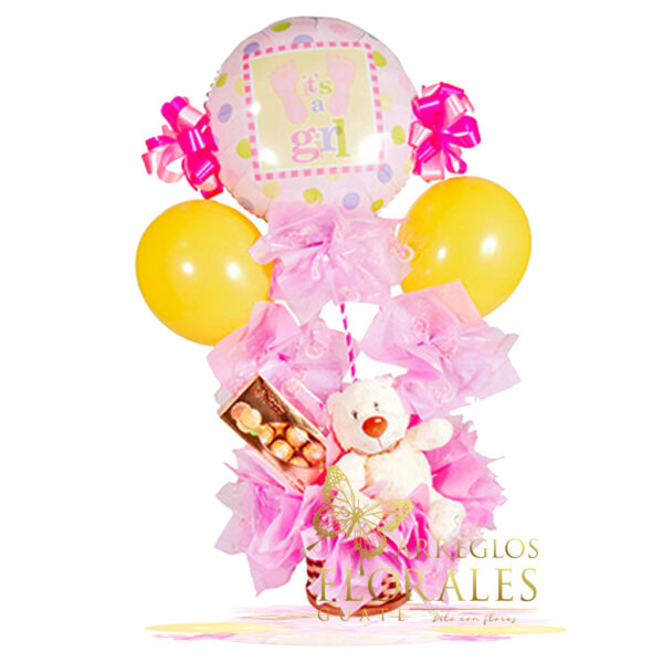 Arreglos de globos para bebe