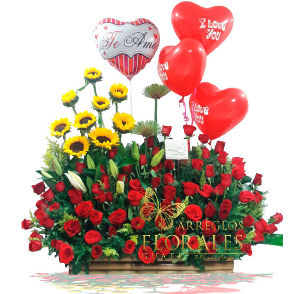 ARreglos Florales con globos