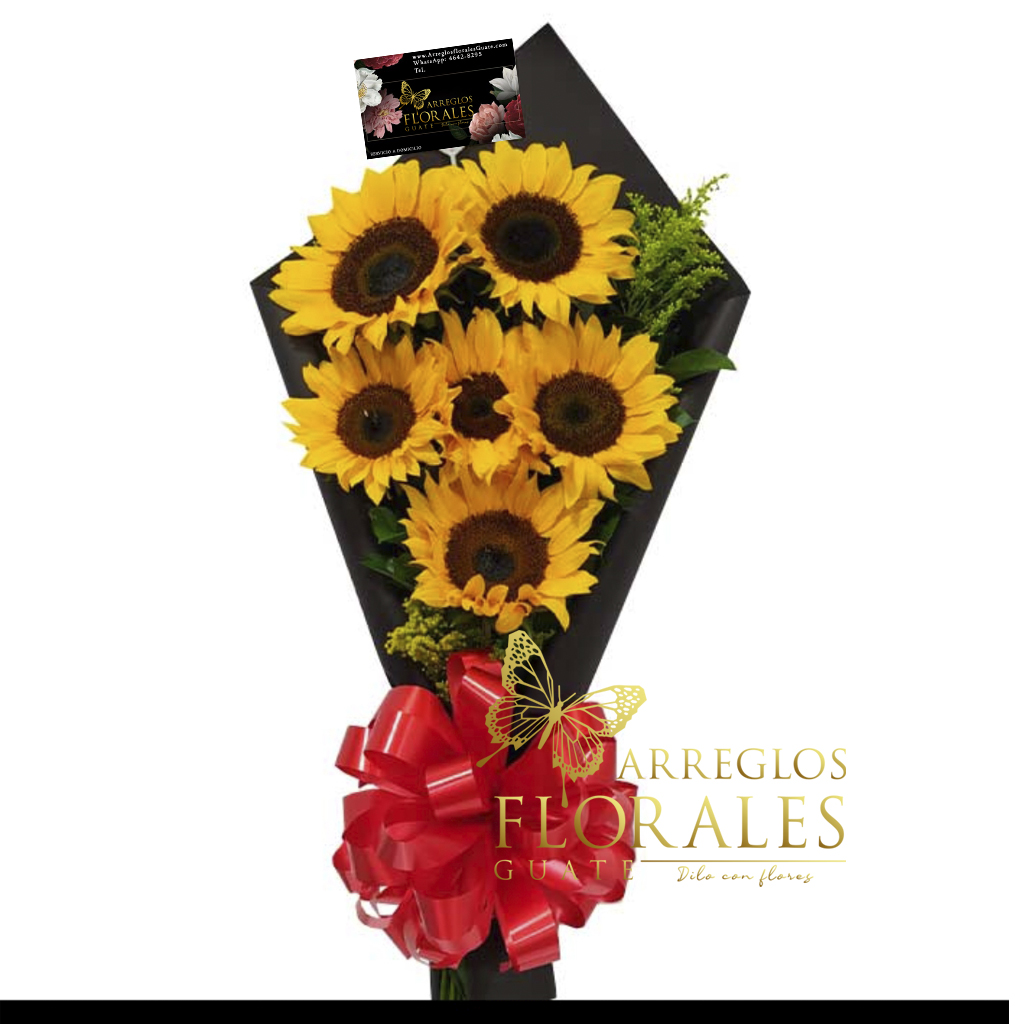 Ramillete Girasol – Arreglos Florales Guate