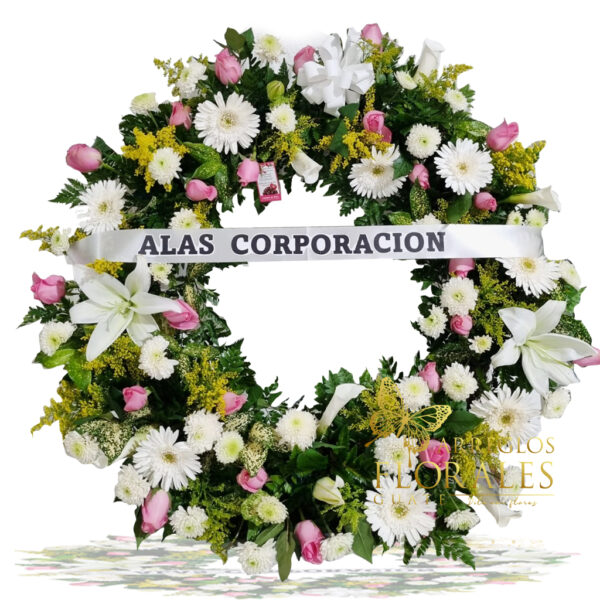 Corona funebre a domicilio