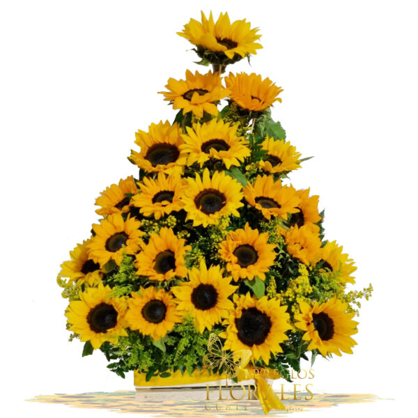 Arreglos florales grande de girasoles